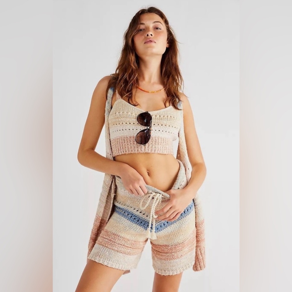 Free People knit 2 piece set